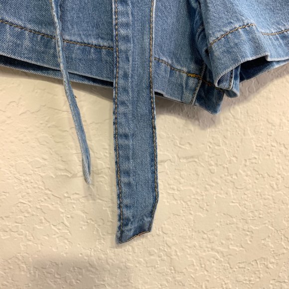 American Eagle Womens Size  26W/2 Super High Rise Denim Mom Short NWT! - Picture 7 of 16